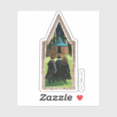 HARRY POTTER™, Ron & Hermione in Hagrid's Hut Sticker (Vel)
