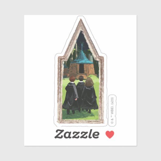 HARRY POTTER™, Ron & Hermione in Hagrid's Hut Sticker (Vel)