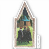 HARRY POTTER™, Ron & Hermione in Hagrid's Hut Sticker (Voorkant)