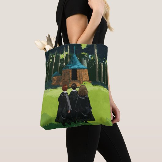 HARRY POTTER™, Ron & Hermione in Hagrid's Hut Tote Bag (Dichtbij)