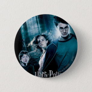 Harry Potter Ron Hermione in het bos Ronde Button 5,7 Cm