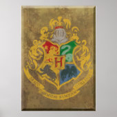 Harry Potter | Rustic Hogwarts Crest Poster (Voorkant)
