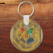 Harry Potter | Rustic Hogwarts Crest Sleutelhanger (Voorkant)