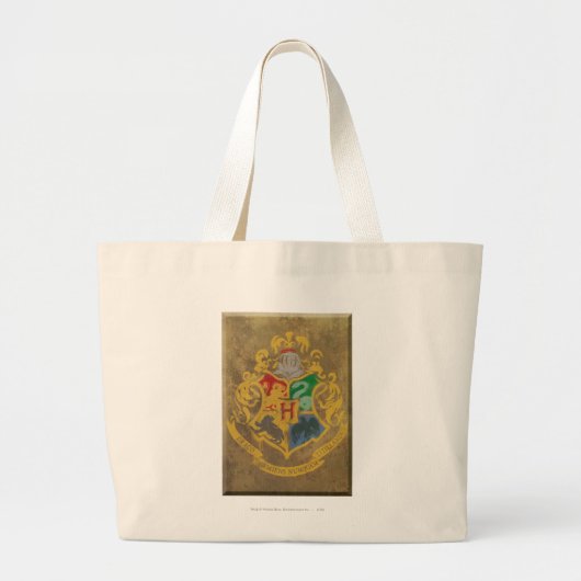 Harry Potter | Rustieke Hogwarts Wapenschild Grote Tote Bag (Voorkant)
