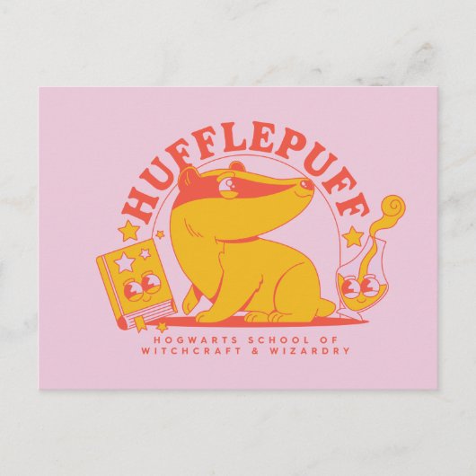 HARRY POTTER™ | Schattige HUFFLEPUFF™ Briefkaart (Voorkant)