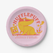 HARRY POTTER™ | Schattige HUFFLEPUFF™ Papieren Bordje (Voorkant)