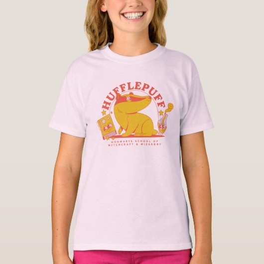 HARRY POTTER™ | Schattige HUFFLEPUFF™ T-shirt (Voorkant)