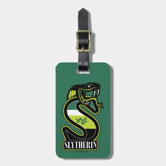 HARRY POTTER™ | SLYTHERIN™ Athletic Badge Bagagelabel (Voorkant verticaal)