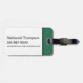 HARRY POTTER™ | SLYTHERIN™ Athletic Badge Bagagelabel (Achterkant horizontaal)