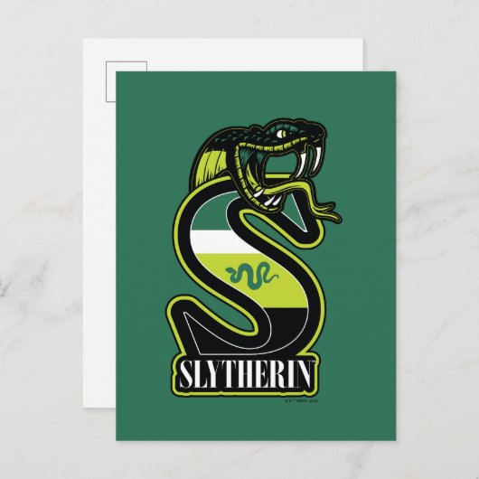 HARRY POTTER™ | SLYTHERIN™ Athletic Badge Briefkaart (Voorkant / Achterkant)