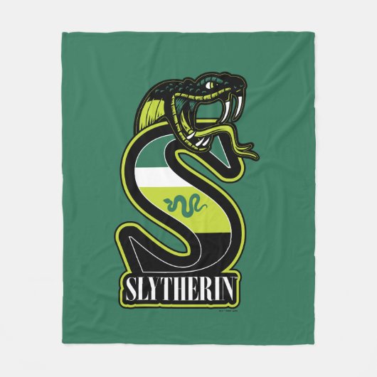 HARRY POTTER™ | SLYTHERIN™ Athletic Badge Fleece Deken (Voorkant)