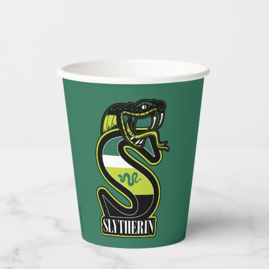 HARRY POTTER™ | SLYTHERIN™ Athletic Badge Papieren Bekers (Voorkant)