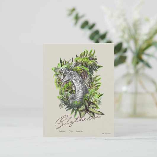HARRY POTTER™ SLYTHERIN™ BRIEFKAART (Staand voorkant)