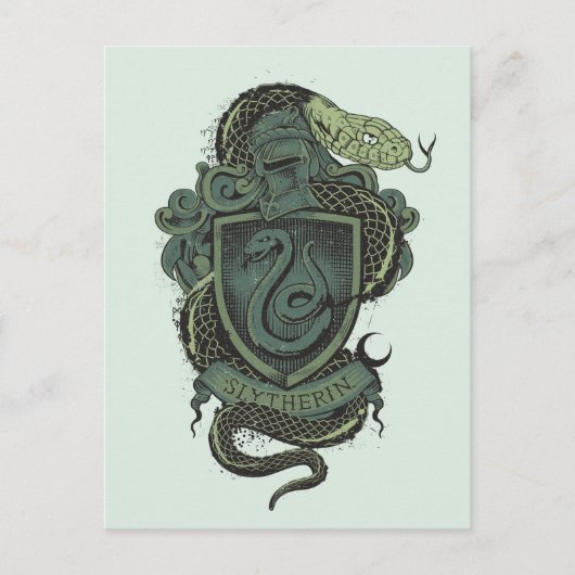 Harry Potter | Slytherin Crest Briefkaart (Voorkant)