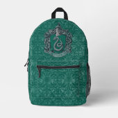 Harry Potter | Slytherin Crest Green Bedrukte Rugzak (Voorkant)