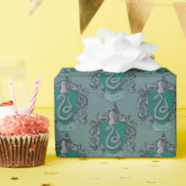 Harry Potter | Slytherin Crest Green Cadeaupapier