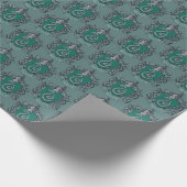 Harry Potter | Slytherin Crest Green Cadeaupapier (Hoek)