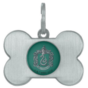Harry Potter   Slytherin Crest Green Huisdieren Naamplaatje