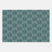 Harry Potter | Slytherin Crest Green Inpakpapier Vel (Voorkant 2)