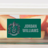 Harry Potter | Slytherin Crest Green Labels (Aangebracht)