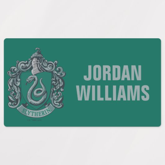 Harry Potter | Slytherin Crest Green Labels (Design 1)