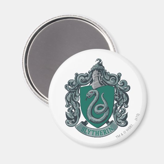 Harry Potter | Slytherin Crest Green Magneet (Voorkant / Achterkant)