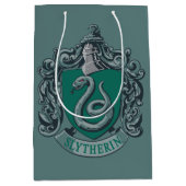 Harry Potter | Slytherin Crest Green Medium Cadeauzakje (Voorkant)