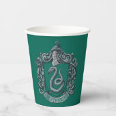 Harry Potter | Slytherin Crest Green Papieren Bekers (Voorkant)