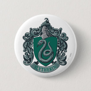 Harry Potter Slytherin Crest Green Ronde Button 5,7 Cm