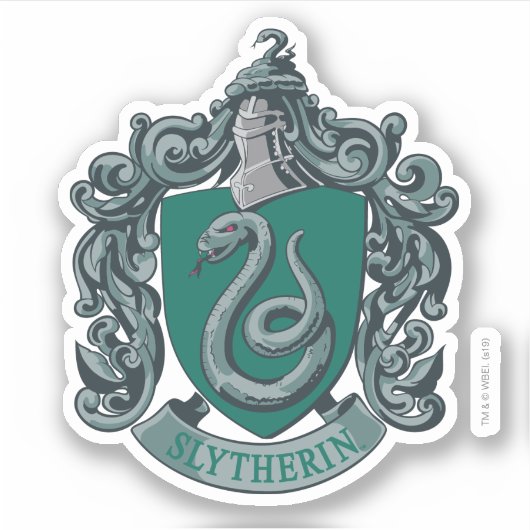 Harry Potter | Slytherin Crest Green Sticker (Voorkant)