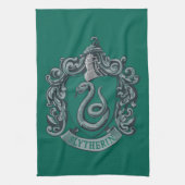 Harry Potter | Slytherin Crest Green Theedoek (Verticaal)