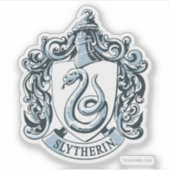 Harry Potter | Slytherin Crest - Ice Blue Sticker (Voorkant)