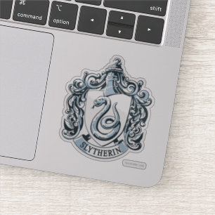 Harry Potter   Slytherin Crest - Ice Blue Sticker