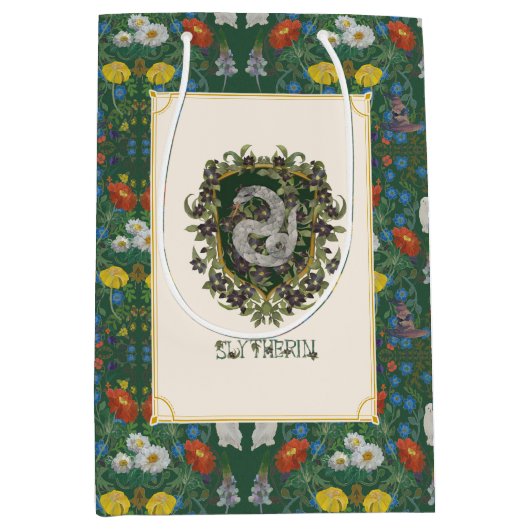 HARRY POTTER™ | SLYTHERIN™ Crest Medium Cadeauzakje (Voorkant)