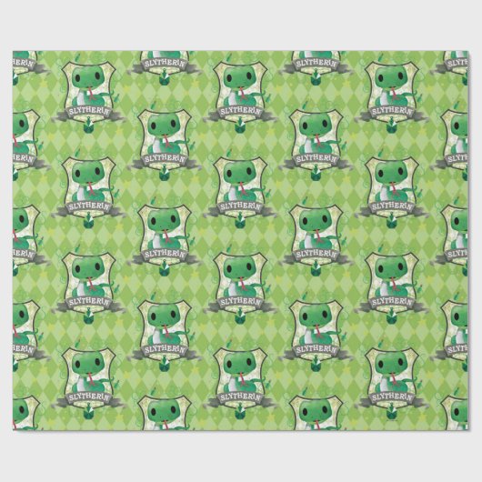Harry Potter | SLYTHERIN™ Crest opladen Cadeaupapier (Vlak)