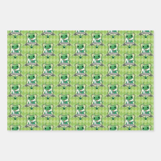 Harry Potter | SLYTHERIN™ Crest opladen Inpakpapier Vel (Voorkant 3)