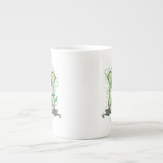 Harry Potter | SLYTHERIN™ Crest opladen Porselein Kop (Voorkant)