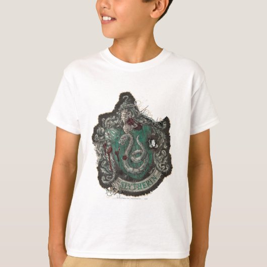 Harry Potter | Slytherin Crest - Oud T-shirt (Voorkant)