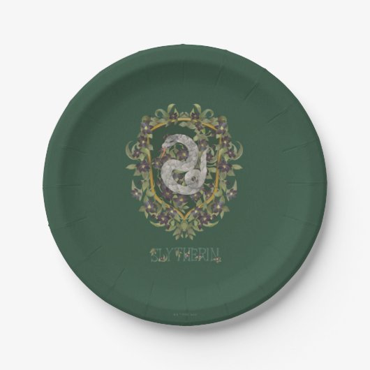 HARRY POTTER™ | SLYTHERIN™ Crest Papieren Bordje (Voorkant)