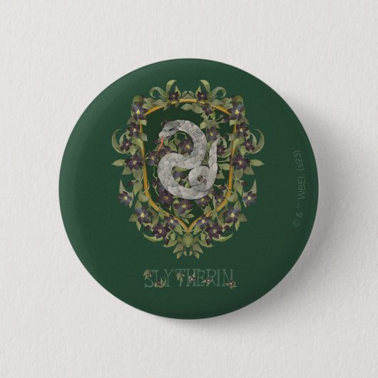 HARRY POTTER™ | SLYTHERIN™ Crest Ronde Button 5,7 Cm (Voorkant)