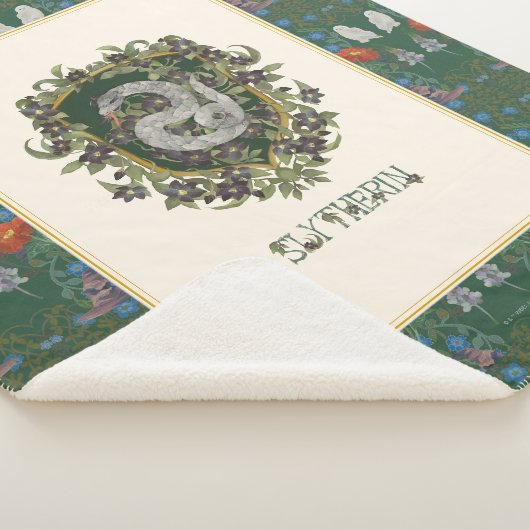 HARRY POTTER™ | SLYTHERIN™ Crest Sherpa Deken (3/4)