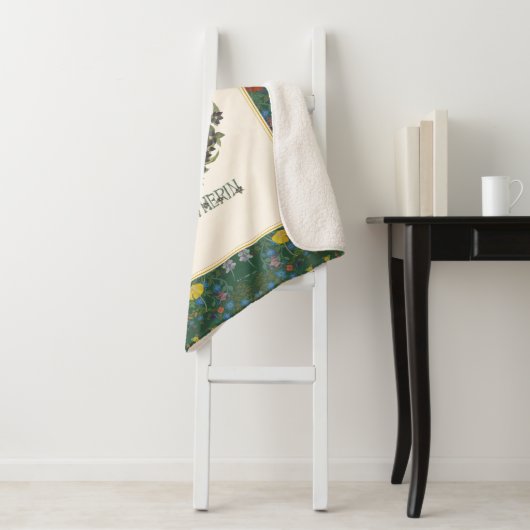 HARRY POTTER™ | SLYTHERIN™ Crest Sherpa Deken (In situ)