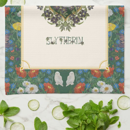 HARRY POTTER™ | SLYTHERIN™ Crest Theedoek (Gevouwen)