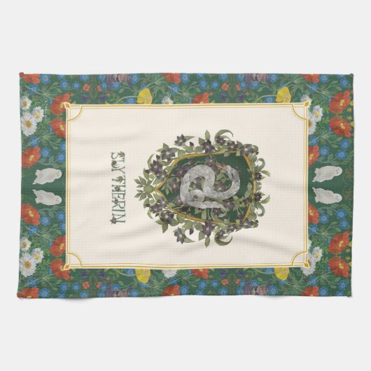 HARRY POTTER™ | SLYTHERIN™ Crest Theedoek (Horizontaal)