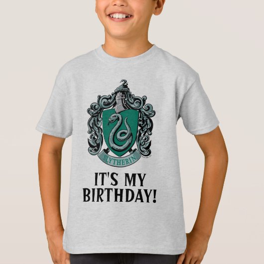 Harry Potter | Slytherin - Het is mijn verjaardag T-shirt (Voorkant)