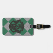 Harry Potter | Slytherin House Pride Crest Bagagelabel (Voorkant horizontaal)