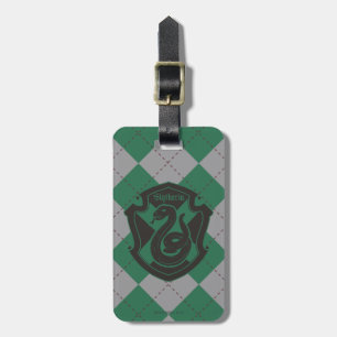 Harry Potter   Slytherin House Pride Crest Bagagelabel