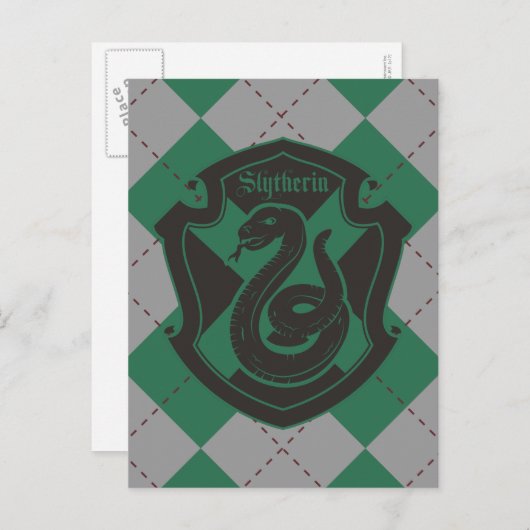 Harry Potter | Slytherin House Pride Crest Briefkaart (Voorkant / Achterkant)