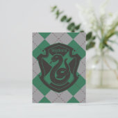 Harry Potter | Slytherin House Pride Crest Briefkaart (Staand voorkant)