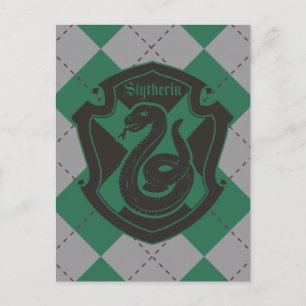 Harry Potter Slytherin House Pride Crest Briefkaart